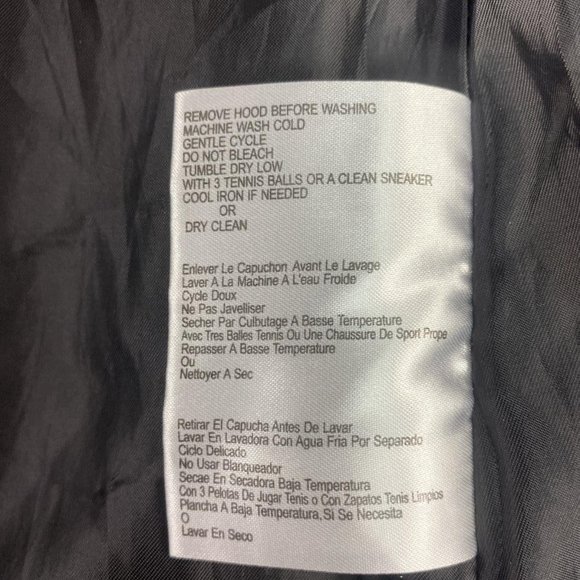 Michael Kors Women's Black Faux Fur Hooded Down Long Puffer Winter Coat - Size S - Picture 3 of 6